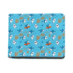 Cute Shark Pattern Print Bifold Wallet