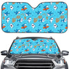 Cute Shark Pattern Print Car Windshield Sun Shade