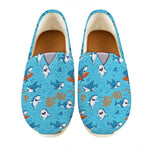 Cute Shark Pattern Print Casual Shoes