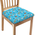 Cute Shark Pattern Print Chair Cushion Cover