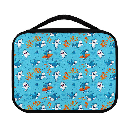 Cute Shark Pattern Print Classic Bible Case