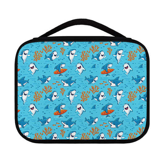 Cute Shark Pattern Print Classic Bible Case