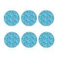 Cute Shark Pattern Print Coaster Set