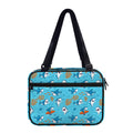 Cute Shark Pattern Print Double Strap Bible Bag