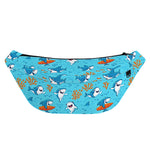 Cute Shark Pattern Print Fanny Pack