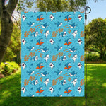Cute Shark Pattern Print Garden Flag