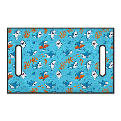 Cute Shark Pattern Print Golf Cart Seat Cover