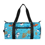 Cute Shark Pattern Print Gym Bag