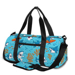 Cute Shark Pattern Print Gym Bag