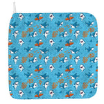 Cute Shark Pattern Print Hand Towel
