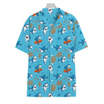 Cute Shark Pattern Print Hawaiian Shirt