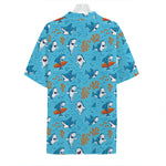 Cute Shark Pattern Print Hawaiian Shirt