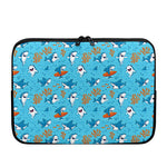 Cute Shark Pattern Print Laptop Sleeve