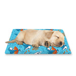 Cute Shark Pattern Print Pet Cooling Mat Cover