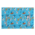 Cute Shark Pattern Print Placemat