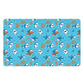 Cute Shark Pattern Print Polyester Doormat