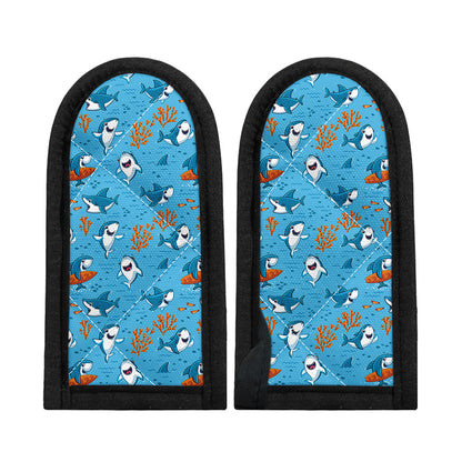 Cute Shark Pattern Print Skillet Handle Cover