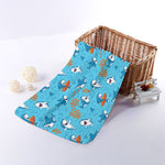 Cute Shark Pattern Print Towel