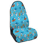 Cute Shark Pattern Print Waterproof Car Seat Cover