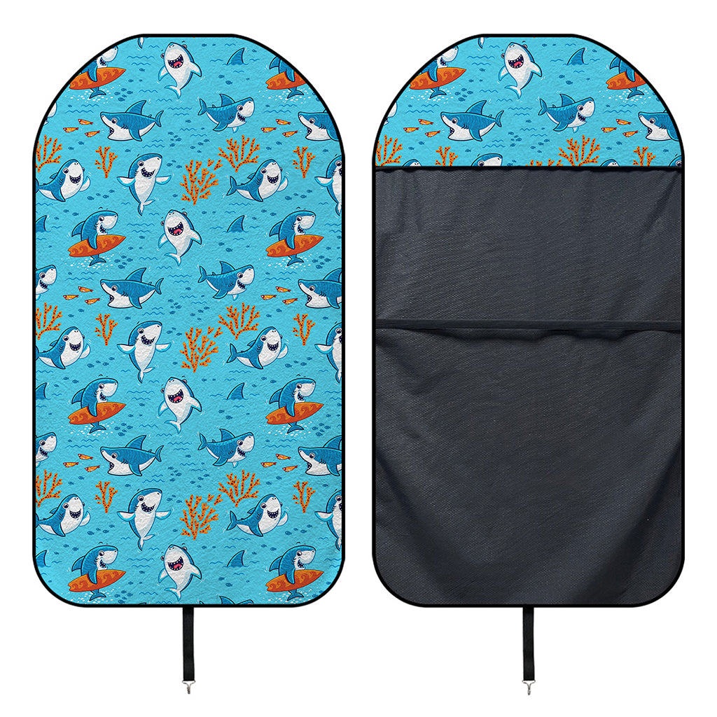 Cute Shark Pattern Print Waterproof Car Seat Cover