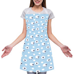 Cute Sheep Pattern Print Adjustable Apron