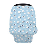 Cute Sheep Pattern Print Baby Seat Cover