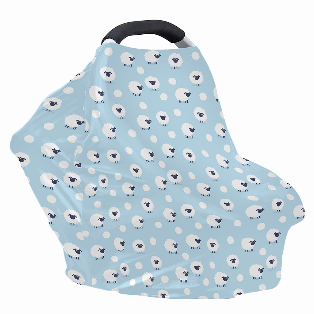 Cute Sheep Pattern Print Baby Seat Cover
