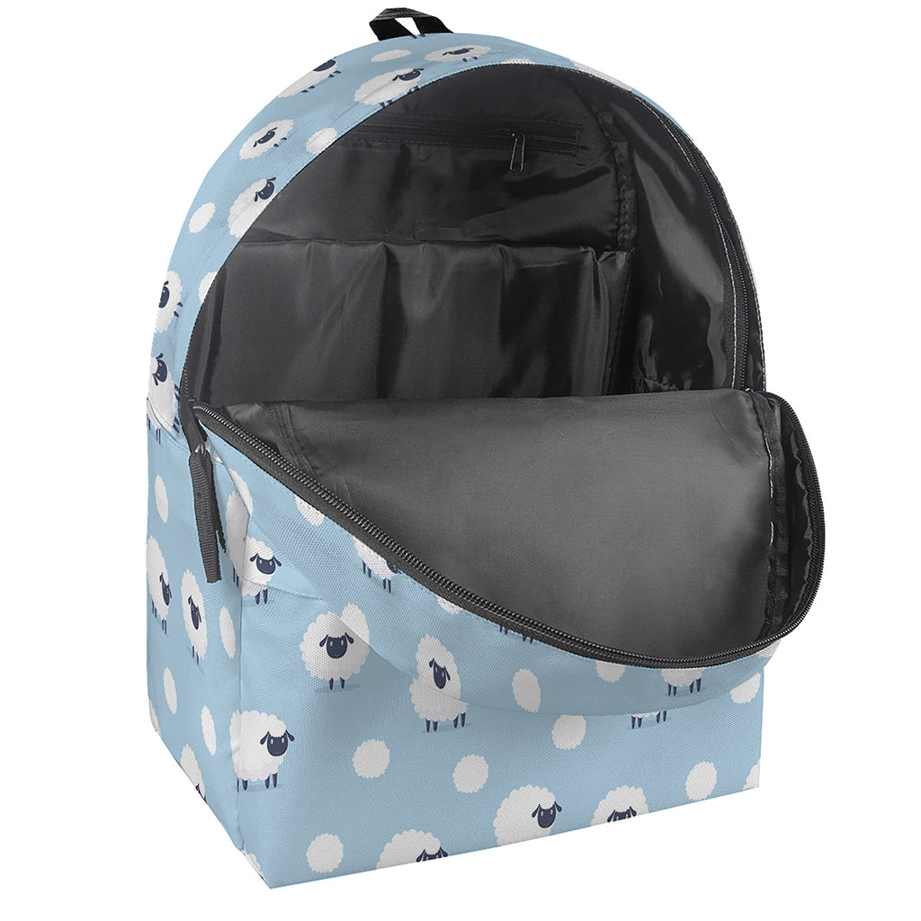 Cute Sheep Pattern Print Backpack