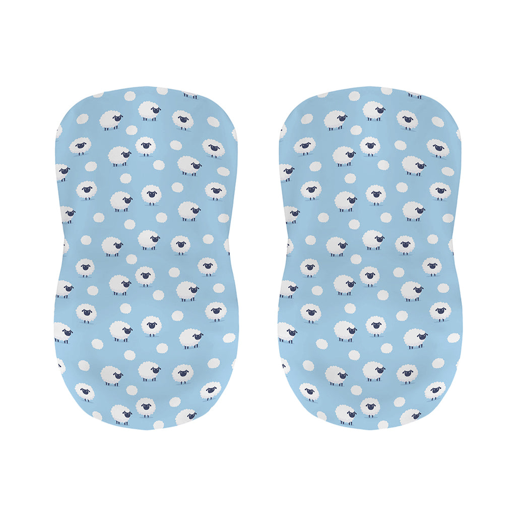 Cute Sheep Pattern Print Bar Stool Covers