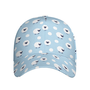 Cute Sheep Pattern Print Baseball Cap