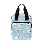 Cute Sheep Pattern Print Bible Tote Bag