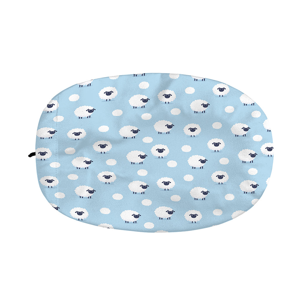 Cute Sheep Pattern Print Car Side Mirror Covers