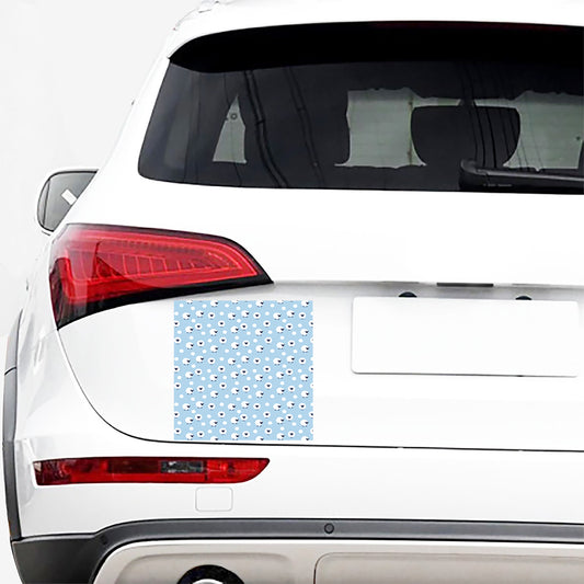 Cute Sheep Pattern Print Car Sticker