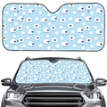 Cute Sheep Pattern Print Car Windshield Sun Shade