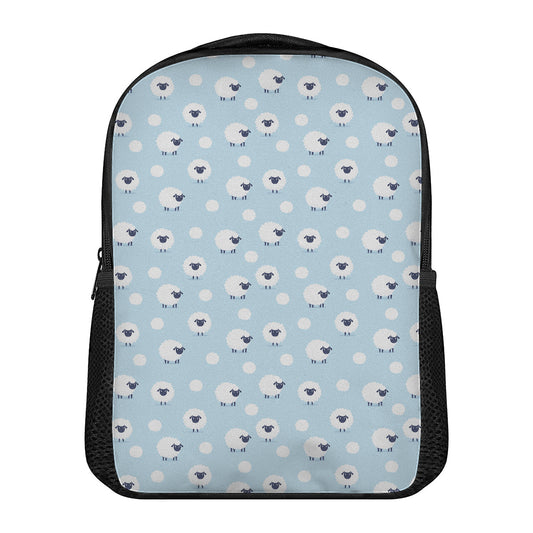 Cute Sheep Pattern Print Casual Backpack