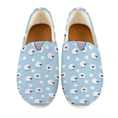 Cute Sheep Pattern Print Casual Shoes
