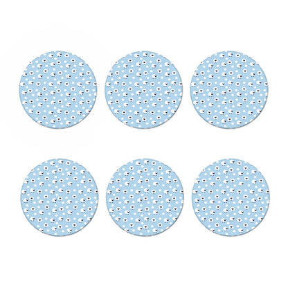 Cute Sheep Pattern Print Coaster Set