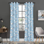 Cute Sheep Pattern Print Curtain