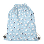 Cute Sheep Pattern Print Drawstring Bag
