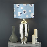 Cute Sheep Pattern Print Drum Lamp Shade