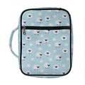 Cute Sheep Pattern Print Front Pocket Bible Bag