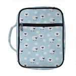 Cute Sheep Pattern Print Front Pocket Bible Bag