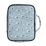 Cute Sheep Pattern Print Front Pocket Bible Bag