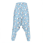 Cute Sheep Pattern Print Hammer Pants