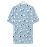 Cute Sheep Pattern Print Hawaiian Shirt