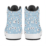 Cute Sheep Pattern Print High Top Leather Sneakers