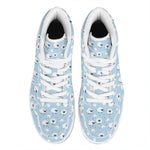 Cute Sheep Pattern Print High Top Leather Sneakers