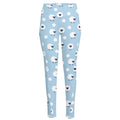 Cute Sheep Pattern Print High-Waisted Pocket Leggings