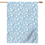 Cute Sheep Pattern Print House Flag