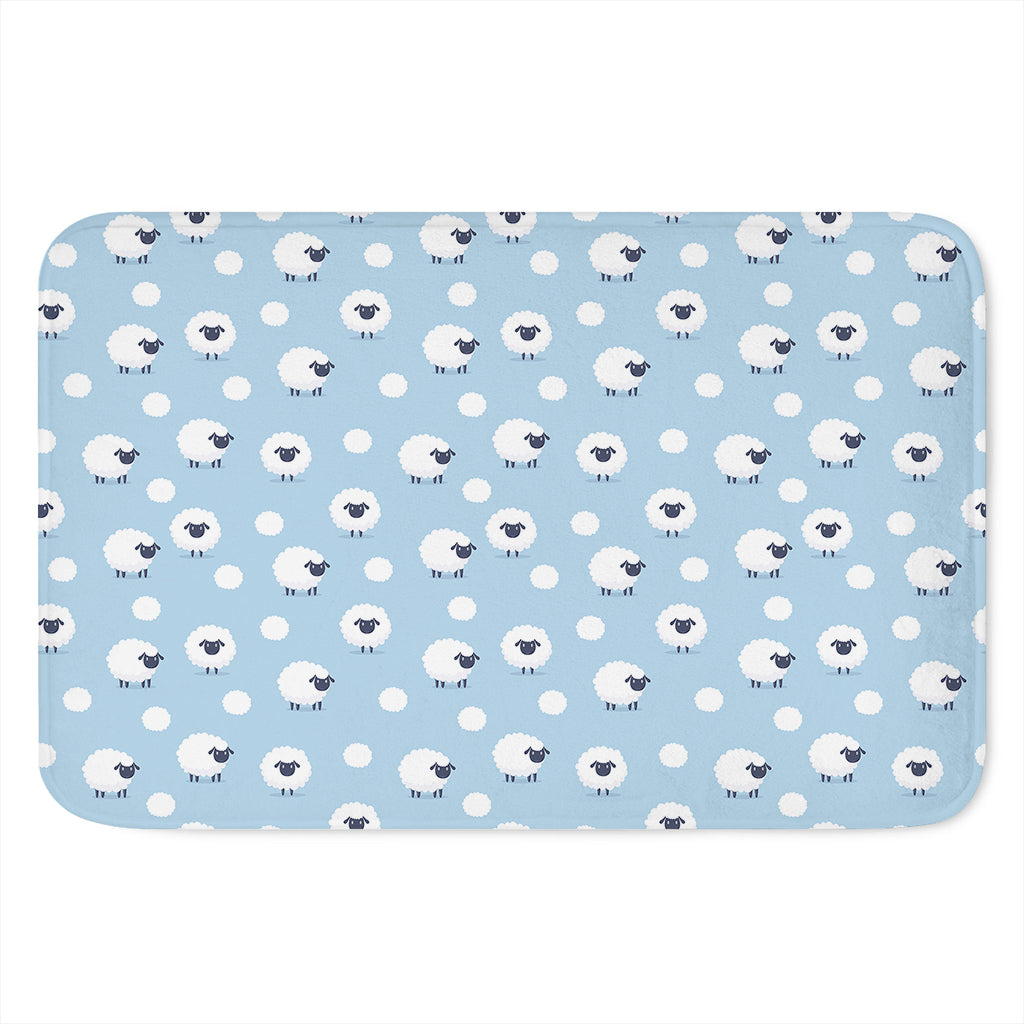 Cute Sheep Pattern Print Indoor Door Mat